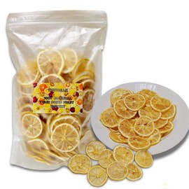 TXDYNLLK TXDYNLLK Dried Lemon Slices - Perfect for Fruit Tea, Cocktails, and Baking - Sweet Wheels for Garnish, No Added Sugar, Bursting with Zesty Flavor - Premium Quality Lemon Delight 3.53oz(100g)