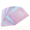 100 Sheets DIN A4 Watercolour Writing Paper with 10 Designs,