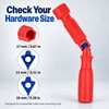 Toilet Seat Installation Wrench for Repair & Replacement – 0.67/0.51/0.39-Inch