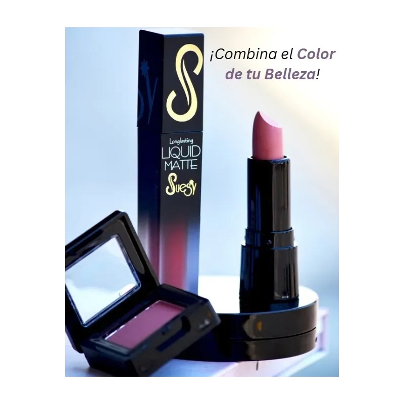 Suesy Labial En Barra Cremoso Alta Pigmentación 12 Tonos 1pz