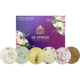 Transform Your Shower into a Spa with Yuvora Shower Steamers. 6 Amazing Scents to Soothe Your Senses - Infused with Essential Oils, Self-Care Home Spa, Gift Set for Women (12 Pack - Bloom + Bliss)