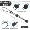 NBEADS 10 Pcs Hiking Pole Holder for Backpacks, Black Hiking