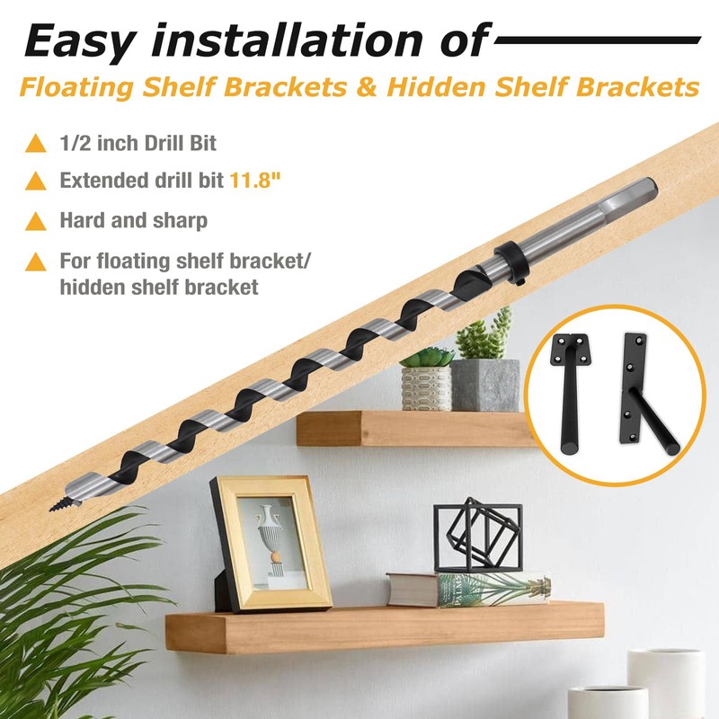 Dowel Jig Kit for Floating Shelf Bracket(1.3 x 30 cm