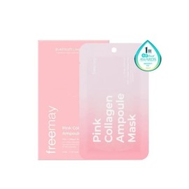 Primey Pink Collagen Ampoule Vegan Mask Pack 1 sheet FJS / 프리메이 핑크 콜라겐 앰플 비건 마스크팩 1매 FJS