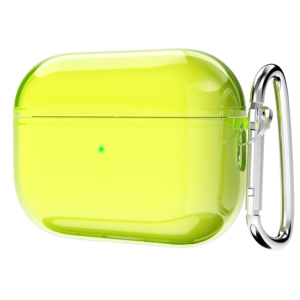 Svanove for Airpods Pro 2 Case Clear Hard Plastic, Transparent