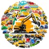 60 Pcs Transportation Vehicle Truck Stickers for Kids, Transportation Stickers