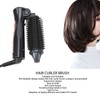 Foldable Hair Curler Straightening Brush Adjustable Temperature Anti Scald Ceramic