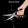 TSURUYA Titanium Kitchen Scissors, Heavy Duty Poultry Shears for Bones,