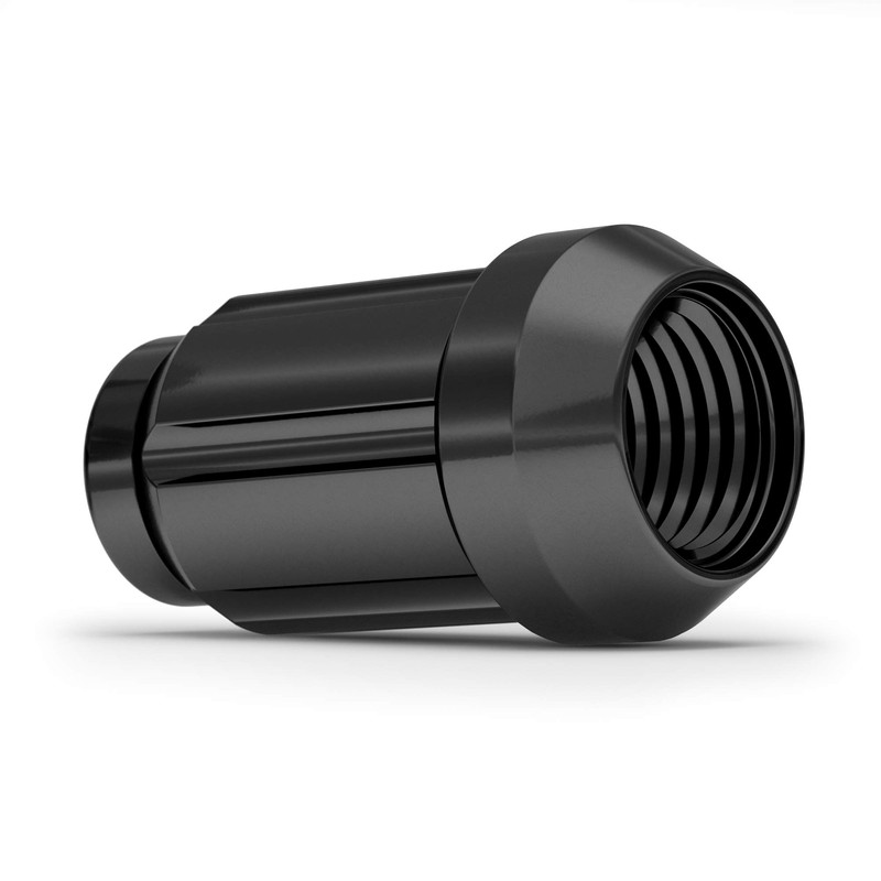 White Knight 3807BK-20AM Black Chrome M12x1.50 Spline Lug Nut with