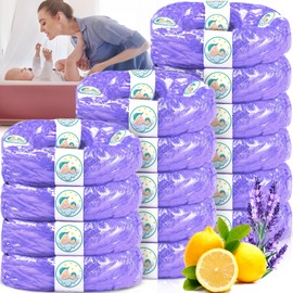 ZPQAODI Pack of 15 Nappy Bin Refill Cassettes, Refill Film Nappy Bin, Excellent Seal, Nappy Bin Refill Bag Compatible with Tommee Tippee Sangenic Tec + Simplee Sangenic + Twist & Click