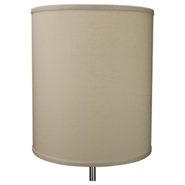 FenchelShades.com 12" Top Diameter x 12" Bottom Diameter 14" Height Cylinder Drum Lampshade USA Made (Straw)