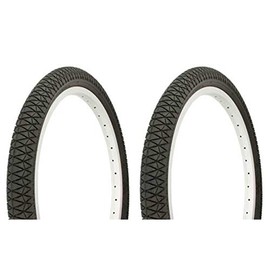 Lowrider Tire Set. 2 Tires. Two Tires Duro 20" x 1.95" Black/Black Side Wall .Bike Tires, Bike Tires, Bicycle Tires,BMX Bike Tires, Cruiser Bike Tires