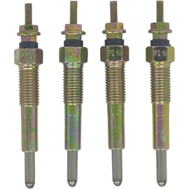 XYZIL 4X Glow Plug Compatible with Isuzu 4JG2 4JG2T ELF150 250 350 UCS69DWH 3.1DT Engine 8-94387-612-1 8-97044-037-1 8-97043-744-0 for Forklift Truck