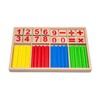 Natureich Montessori Mathematics Toy Material Made of Wood Disposable Table