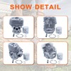 Mtanlo 43Mm Cylinder Piston Kit For Husqvarna 545 550Xp Chainsaw