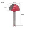 SeonFook 4pcs 6mm Carbide U-Groove Bit Router Bit U Groove