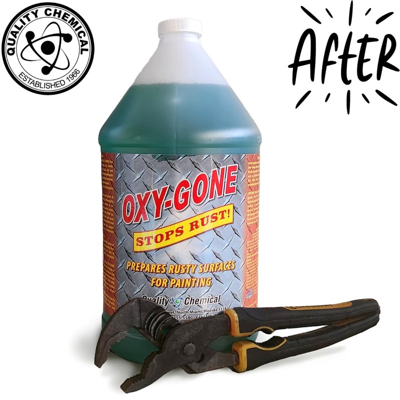 Quality Chemical Oxy-Gone Rust Remover and Metal Treatment - Rust