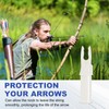 PATIKIL Archery Arrows Nocks 6.2mm, 30 Pack Plastic Insert Arrow