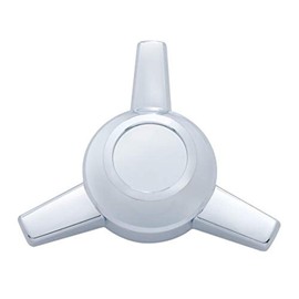 United Pacific Chrome Metal Die Cast 3 Straight Bar Spinner Only