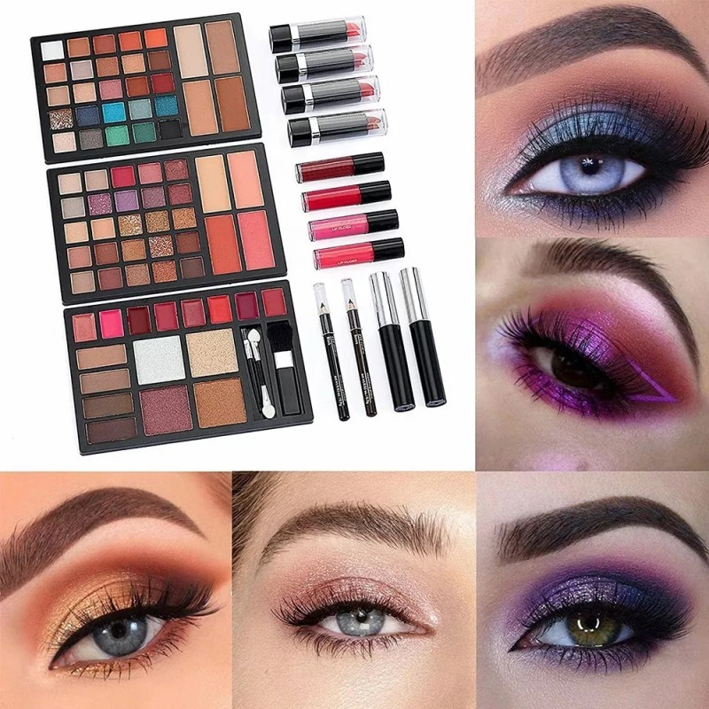 Miss Maquillaje Kit Sombras Ojos Paleta Profesional Alta Calidad