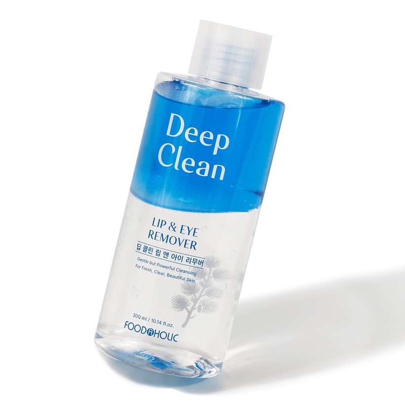 푸드어홀릭 1+1 딥 클린 립앤아이 리무버 300ml /메이크업 클렌징 대용량