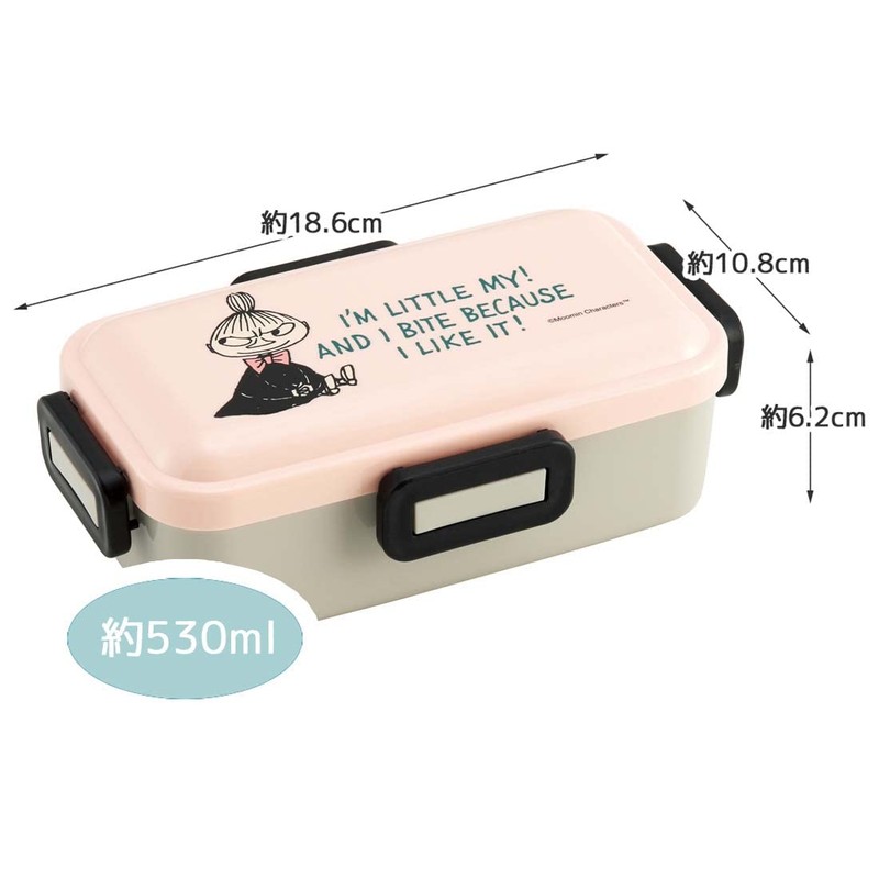 Skater PFLB6AG-A Lunch Box, Little My Pink, 18.9 fl oz