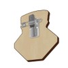 Azu Maker Golden Kamuy Wood Clip (with Safety Pin) Sergeant