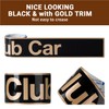 Drive-up Golf Cart Name Plate for Club Car DS and