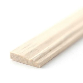 Melody Jane Dolls House Skirting Board 18 x 5/8" Baseboard 457 x 15mm Bare Wood