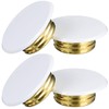 Fire Sprinkler Covers, 4pcs White Flat Cover Plate Fire Sprinkler