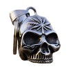 THE RIDE BELL Skull 3-D Weed Leaf RIDE BELL 4
