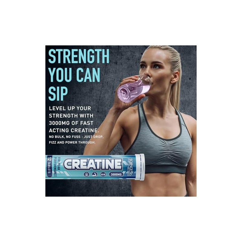 Creatine Mixed Berry Flavour Effervescent Tablets - 6 x 12