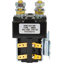 Unbranded 24V 100A Contactor Solenoid 74268GT 1304130GT for Genie Z-45-25 DC Aux Pump