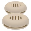 2 Piezas Estuche Portátil de Silicona Organizador Compacto y Resistente
