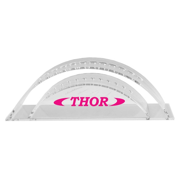 THOR-DARTS 12 Dart Display - Acrylic Dart Stand - Wave