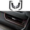 crosselec Carbon Fiber Dashboard Side Air Vent Outlet trims Cover