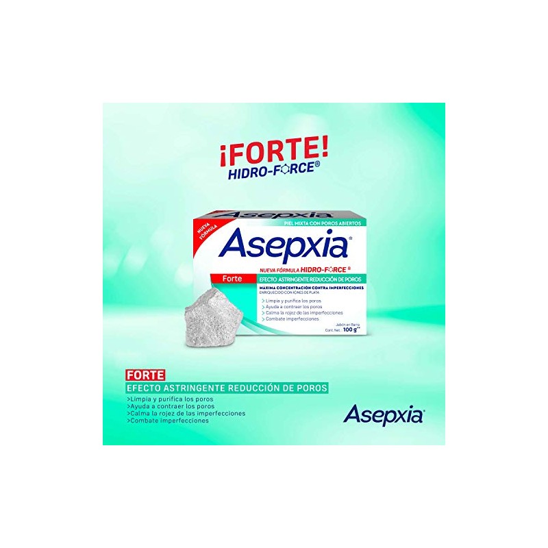 Asepxia Forte Jabón en Barra 100 g