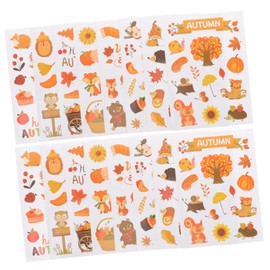 CORHAD 16 Sheets Thanksgiving Window Decals of Removable Thanksgiving Clings for Home Decoration for Bedrooms Living Rooms and Kitchens Features Festive Patterns for Autumn Celebrations