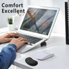 Mouse Wrist Rest, Ergonomic Black Memory Foam Non-Slip for Wrist