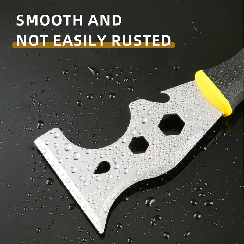 OKEMISS Scraper Tool, Stainless Steel 15-in-1 Painters Tool, Professional Multi