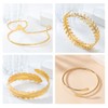 FDEETY Bracelet Jewellery 9 Pieces Alloy Metal Elegant Snake Bracelet