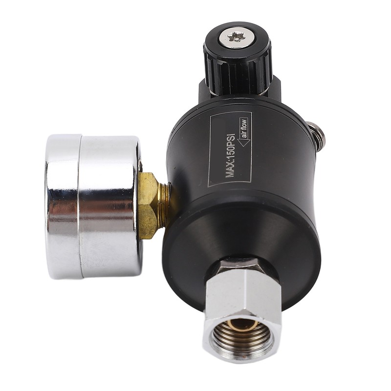 Air Pressure Regulator Filter Pneumatic Adjusting Valve with Gauge for