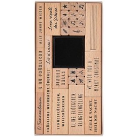 Christmas Songs Stamp Set 27 Stamps and Ink Pad