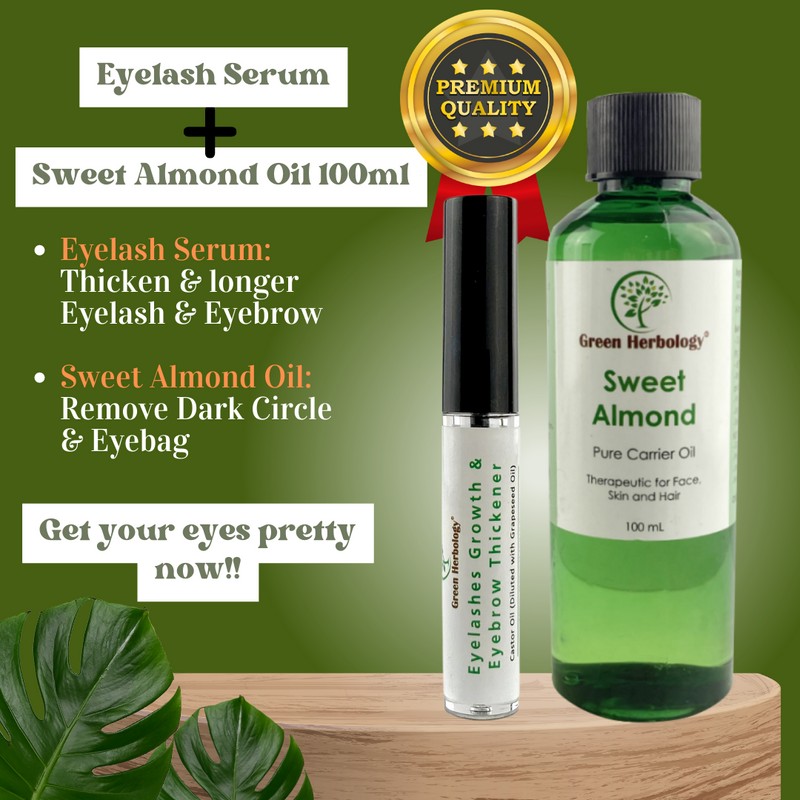 Green Herbology Eyelash And Eyebrow Growth Serum - Serum Pelebat