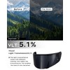 Soman New K3 Visor, Tinted K3 Tinted Shield Replacement Compatible