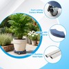 Humagineer Plant Rollers with Wheels, 15-19 Inch Adjustable Round Roller