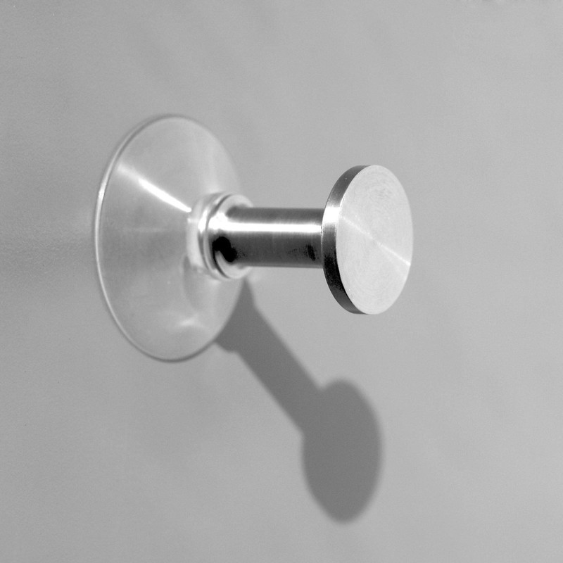 PHOS Design Wall Hook Stainless Steel with Suction Cup No