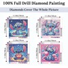 JAKI 4 Pack Cartoon Diamond Art Kits for Adults,Diamond Art