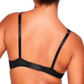 ThirdLove Lace Contour Plunge Bra Made for All-Day Wear, Adjustable Straps with Comfortable Underwire Support, Bras for Women, Black, 36G