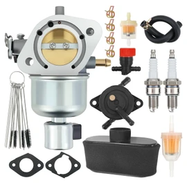 15004-0984 Carburetor Fit for Kawasaki FR730V FS730V FR651V FS651V Engine Mower Carb With 11013-7047 Air Filter and 49040-0770 Fuel Pump Replace 15004-0826 15004-0984 15004-7052 15004-0828